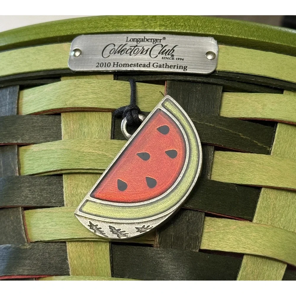2010 Collectors Club Longaberger Watermelon 7